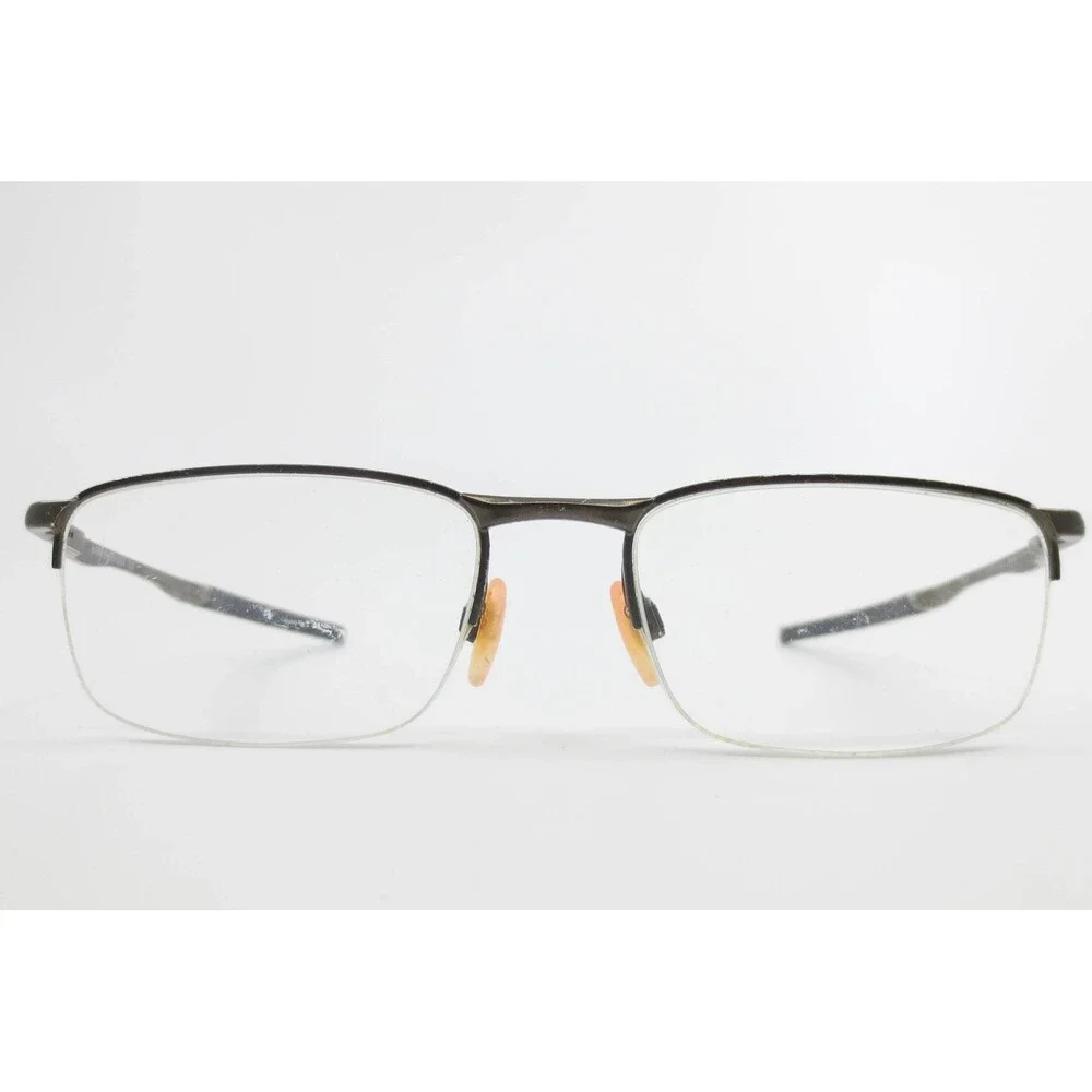 Oakley Barrelhouse 0.5 Pewter Semi Rimless Eyeglasses Frame OX3174-0253 53mm